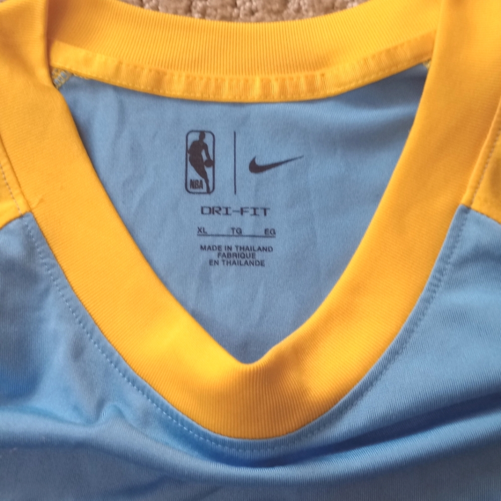 Los Angeles Lakers NBA 75th Warm-up Dri Fit Shirt - Picture 5 of 8